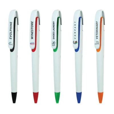 Custom Plastic Pens with Logo – Screen & UV Printing