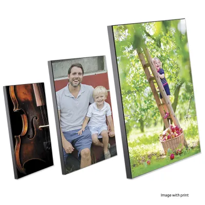 MDF PHOTO PLAQUES / FRAMES With BLACK EDGES [Sublimation]