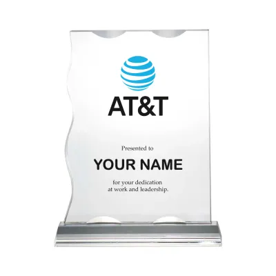 Personalized Rectangle Crystal Awards