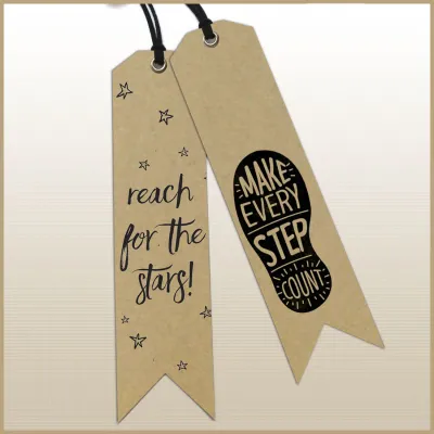 Personalized Bookmarks for Readers (Kraft Book Marks & PVC Book Marks)