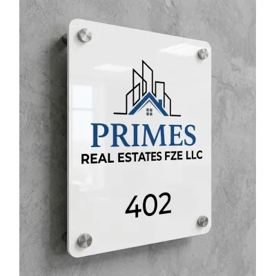 Customised Door Plate | Acrylic door sign