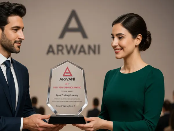 Crystal awards printed by PrintOnline.ae