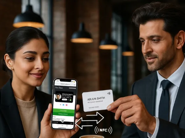 NFC business cards printed by PrintOnline.ae