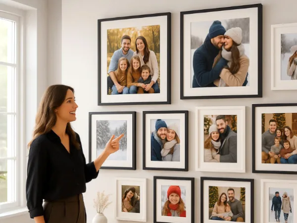 Photo frames printed by PrintOnline.ae