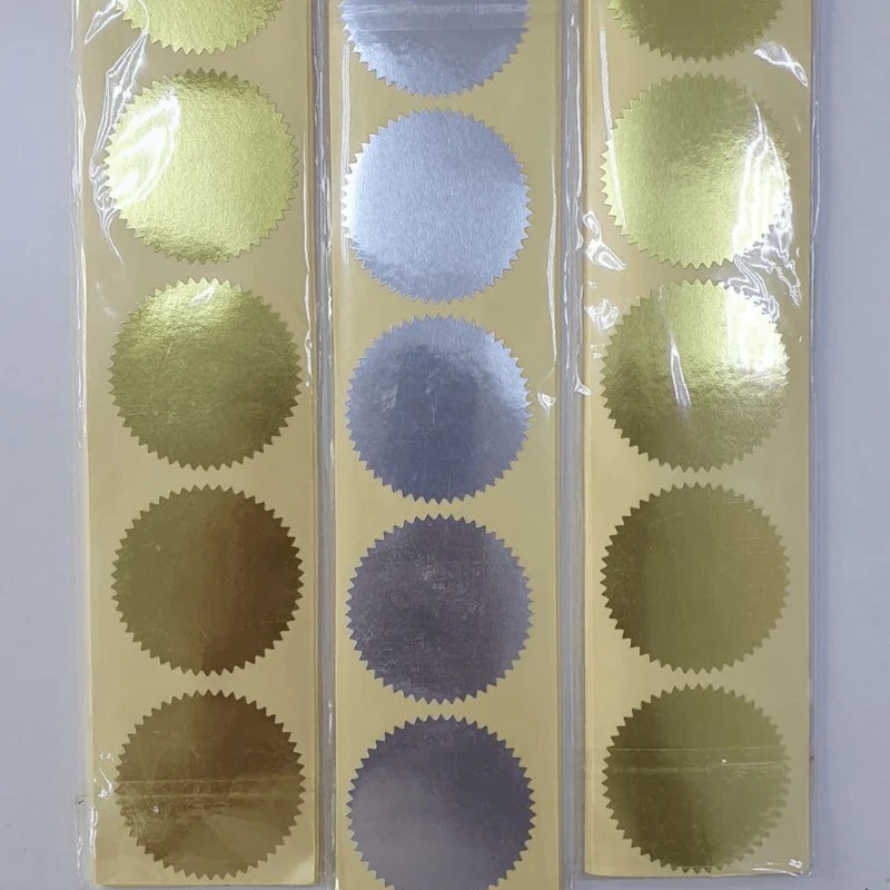 Embosser Stickers - Premium Foil Certificate Stickers for Awards ...