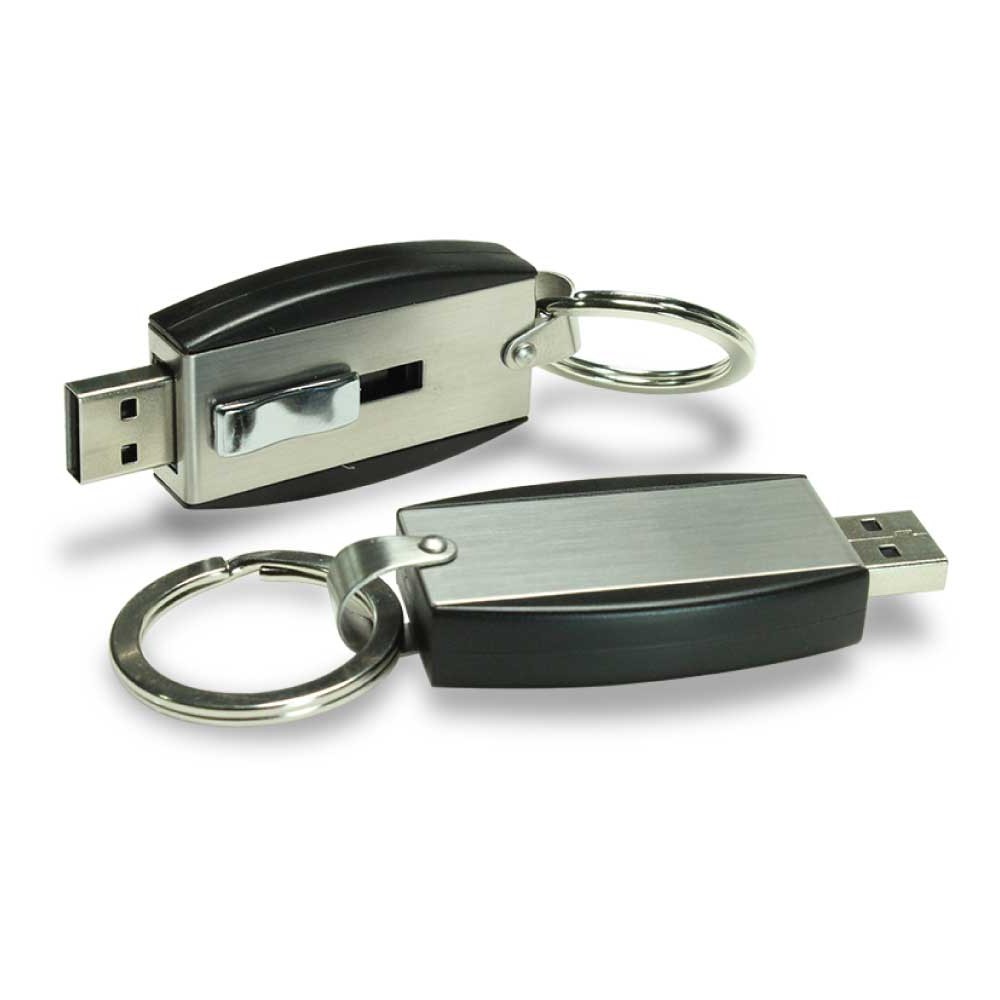 Slide Button USB with Key Holder | Print Online.ae