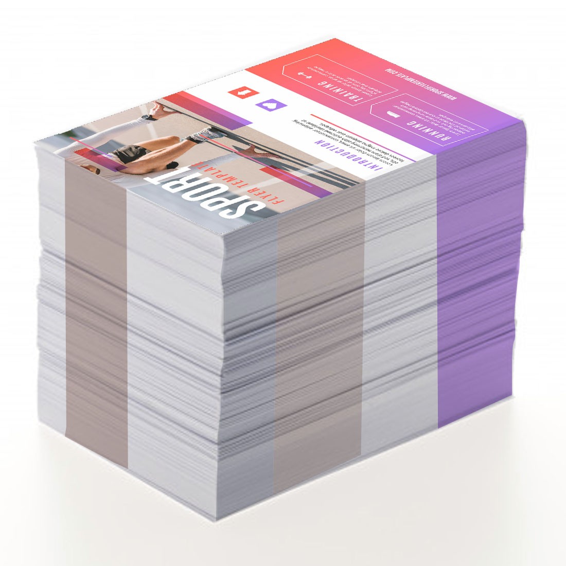 1000 Full Colour Printed Flyers Leaflets 130gsm Gloss A5 