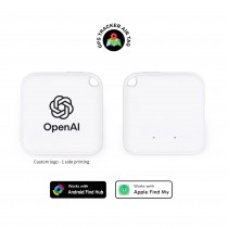 Personalized Anti-Loss Tracker and AirTag, GPS tag (1 side - multicolor logo)