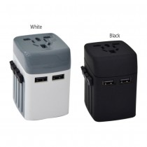 Personalized Adapter with 4 type plugs and world universal socket