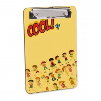 Personalized Mini clipboard with flat clip (Multipurpose - Home, Office or Students) Sublimation 4 Color CMYK Color Printing - A5 Size