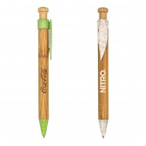 Personalized Logos Bamboo with Wheat Straw Pens
