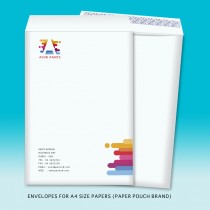 Paper pouch envelopes for A4 size papers