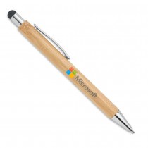 Personalized Logo Bamboo Pens with Stylus