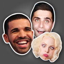 Personalised Face Cutout – Big Head Photo Props on 350 gsm Card (Cut-to-Shape)