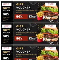 Gift Voucher or Gift Coupon Books