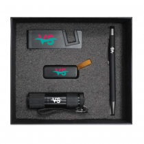 Promotional Logo Gift Sets - Mobile Holder, Pen, USB, Pen 