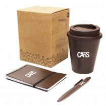 Personalized Logo Coffee Gift Sets - Cup. Notepad, Pen
