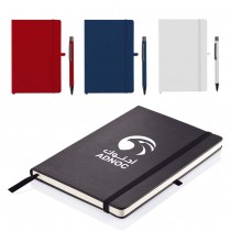 Personalized A5 Hard Cover Notebook and Pen Set 