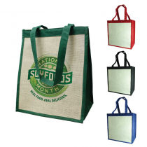 Promotional Logo Shoulder Jute Bag 