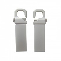 Lock Design Slim USB - Aluminium, upto 32 GB with Plastic Box - Engraving or UV Printing - 2 Sides Branding Optional