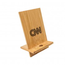 Personalized Logo Bamboo Mobile Stand 