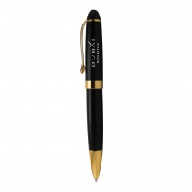 Personalized Logo Black and Gold Metal Pens