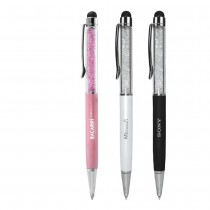 Personalized Logo Crystal Pens with Stylus