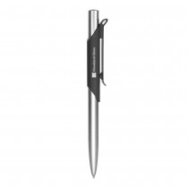 Personalized Logo Silver and Black Metal Pens 