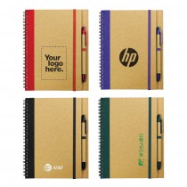 Promotional Logo Recycled Notepad with Pen 