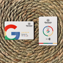 Personalized Google review NFC cards
