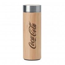 Personalized Logo Stainless Steel Bamboo Flask