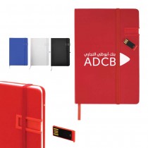 Personalized Logo Notebook with USB Flash 