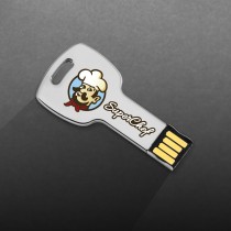 Stylish Key Shape Personalized USB With 4GB / 8GB Storage Capacity