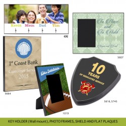 MDF PHOTO PRODUCTS KEY HOLDER (Wall mount), PHOTO FRAMES, SHIELD AND FLAT PLAQUES - Common Data [Sublimation Print]