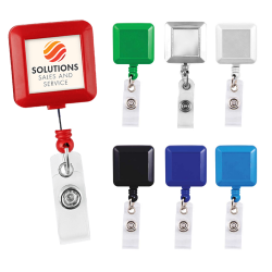 Personalized Logo Square Badge Reels
