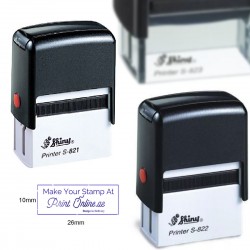Personalized Company Stamps - Small Size (Self Ink, Automatic, Rectangle) - Mandatory Valid UAE Trade License