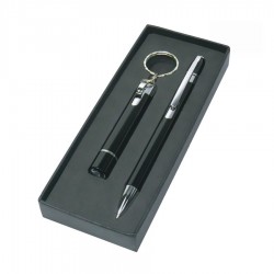 Led Torch with Batteries and Pen in Gift Box