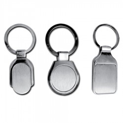 Personalized Keychains with both side plates 