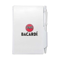 Promotional Logo PVC Hard Cover Notepad with Pen 