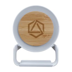 Personalized Bluetooth Speakers with Wireless Charging and Night Lamp