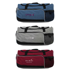 Personalized Logo Gym Bags with Shoe and Bottle Pockets 