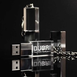 Personalized Crystal USB Flash Drives