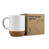 Promotional Mug with Lid and Cork Base 