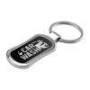 Personalized Logo Black Metal Keychains 