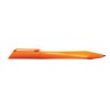 Personalized Twisted Design Plastic Pens Orange