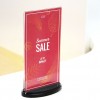 T Shape Acrylic Sign / Menu / Flyer Holder (Information Display)