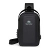 Personalized Urban Travel Crossbody Sling Bag with USB Charging Port