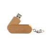Personalized Eco Swivel Wooden USB Drive