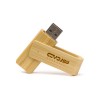 Personalized Eco Swivel Wooden USB Drive