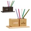 Promotional Wooden Desk Alarm Clock